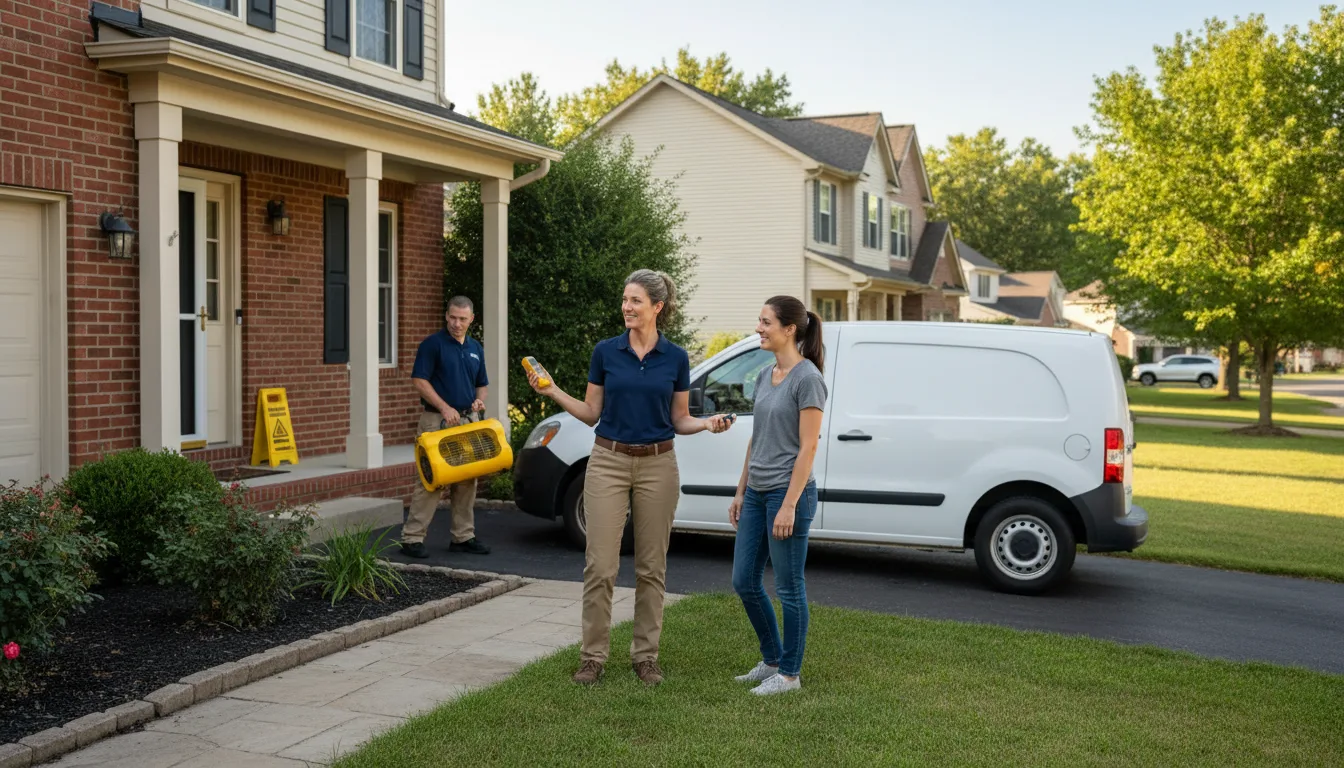 Residential water damage restoration in Mack, CO